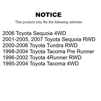 [Avant] Kit d'ensemble roulement de roue et cage pour Toyota Tacoma Tundra 4Runner Sequoia K70-100483