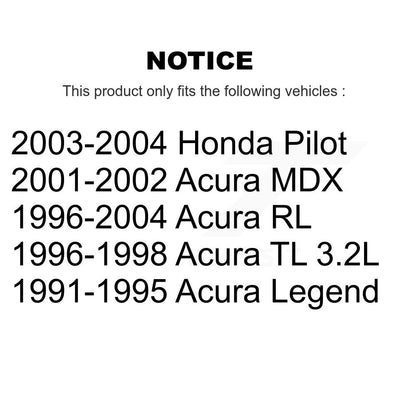 [Avant] Kit de Roulement de roue pour Honda Pilot Acura MDX RL Legend TL K70-100489