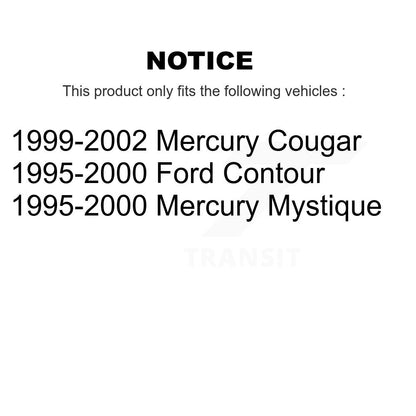 [Avant] Kit de Roulement de roue pour Ford Contour Mercury Cougar Mystique K70-100495