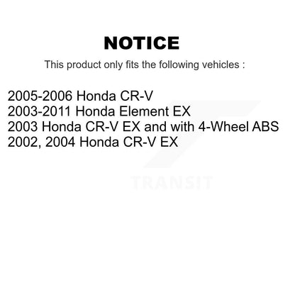 [Avant] Kit de Roulement de roue pour Honda CR-V Element K70-100512