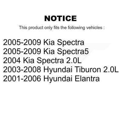 [Avant] Kit de Roulement de roue pour Hyundai Elantra Kia Spectra Tiburon Spectra5 K70-100516