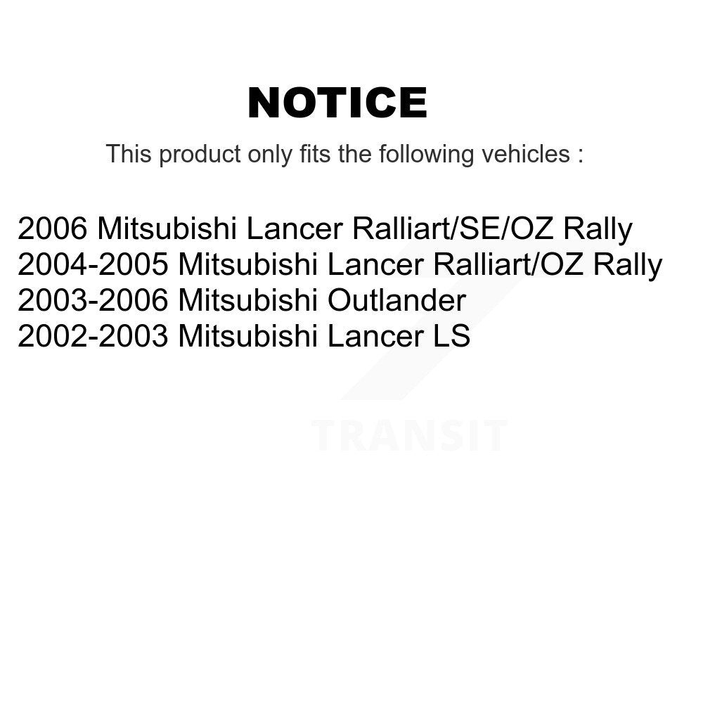 [Avant] Kit de Roulement de roue pour Mitsubishi Lancer Outlander K70-100517