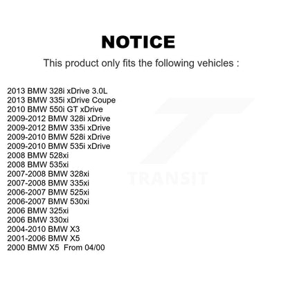 [Avant] Kit de Roulement de roue pour BMW X3 X5 328i xDrive 328xi 535i 335i 530xi 325xi 535xi 528i 335xi 528xi 330xi 525xi 550i 650i K70-100519