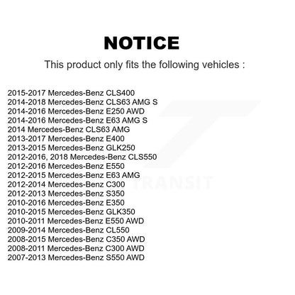 [Avant] Kit de Roulement de roue pour Mercedes-Benz C300 E350 GLK350 S550 E550 CLS550 E400 GLK250 C350 CLS400 E250 CL550 CLS63 AMG S S350 E63 K70-100543