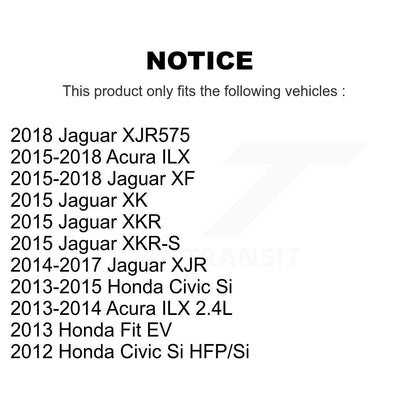 [Avant] Kit de Roulement de roue pour Honda Civic Acura ILX Fit Jaguar XF XJR XK XKR XJR575 XKR-S K70-100545