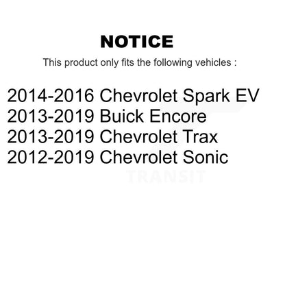 [Avant] Kit de Roulement de roue pour Chevrolet Buick Encore Sonic Trax Spark EV K70-100548