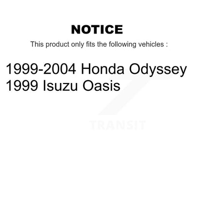 [Arrière] Kit d'ensemble roulement de roue et moyeu pour Honda Odyssey Isuzu Oasis K70-100588
