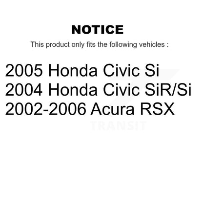 [Arrière] Kit d'ensemble roulement de roue et moyeu pour Honda Civic Acura RSX K70-100622