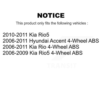 [Arrière] Kit d'ensemble roulement de roue et moyeu pour Hyundai Accent Kia Rio Rio5 K70-100659