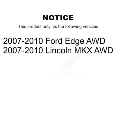 [Arrière] Kit d'ensemble roulement de roue et moyeu pour 2007-2010 Ford Edge Lincoln MKX AWD K70-100670