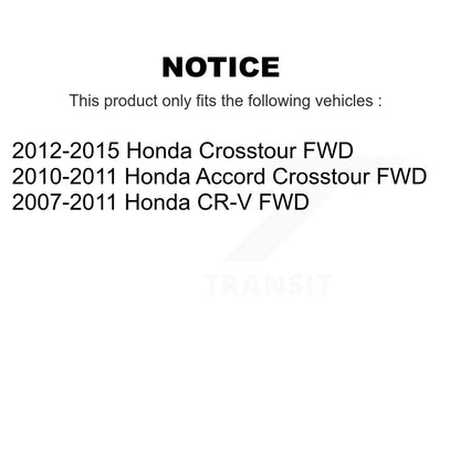 [Arrière] Kit d'ensemble roulement de roue et moyeu pour Honda CR-V Crosstour Accord FWD K70-100678