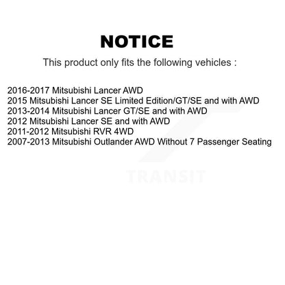 [Arrière] Kit d'ensemble roulement de roue et moyeu pour Mitsubishi Lancer Outlander RVR K70-100699
