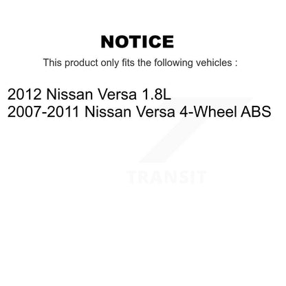 [Arrière] Kit d'ensemble roulement de roue et moyeu pour Nissan Versa K70-100704