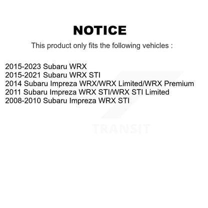 [Arrière] Kit d'ensemble roulement de roue et moyeu pour Subaru Impreza WRX STI K70-100712