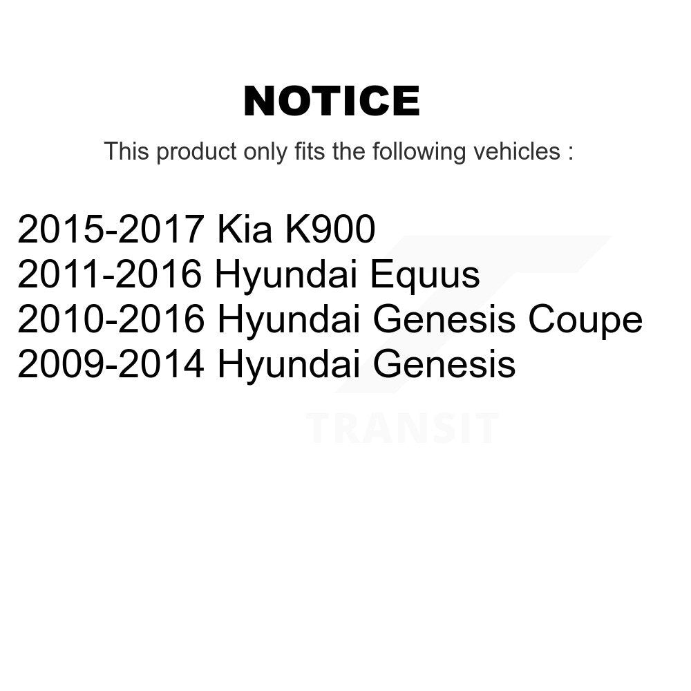 [Arrière] Kit d'ensemble roulement de roue et moyeu pour Hyundai Genesis Coupe Equus Kia K900 K70-100721