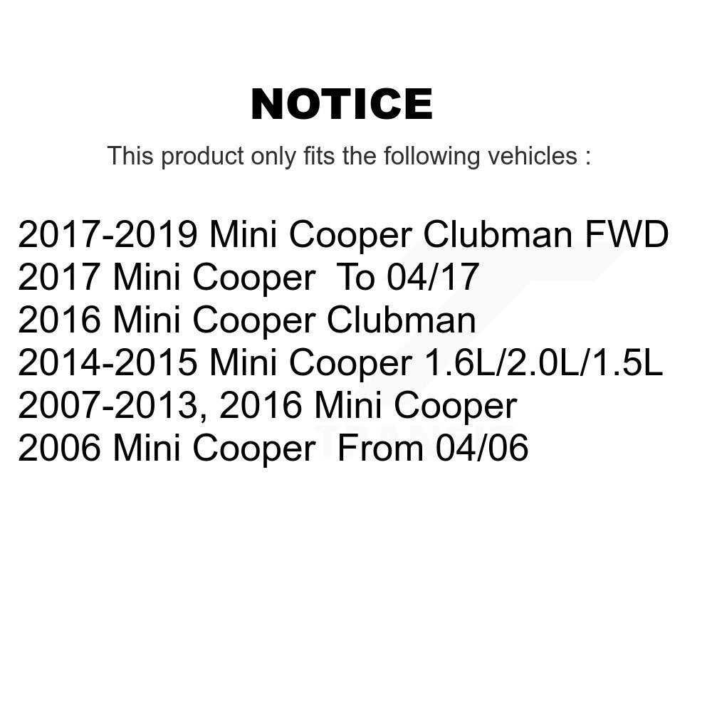[Arrière] Kit d'ensemble roulement de roue et moyeu pour Mini Cooper BMW X1 X2 K70-100724