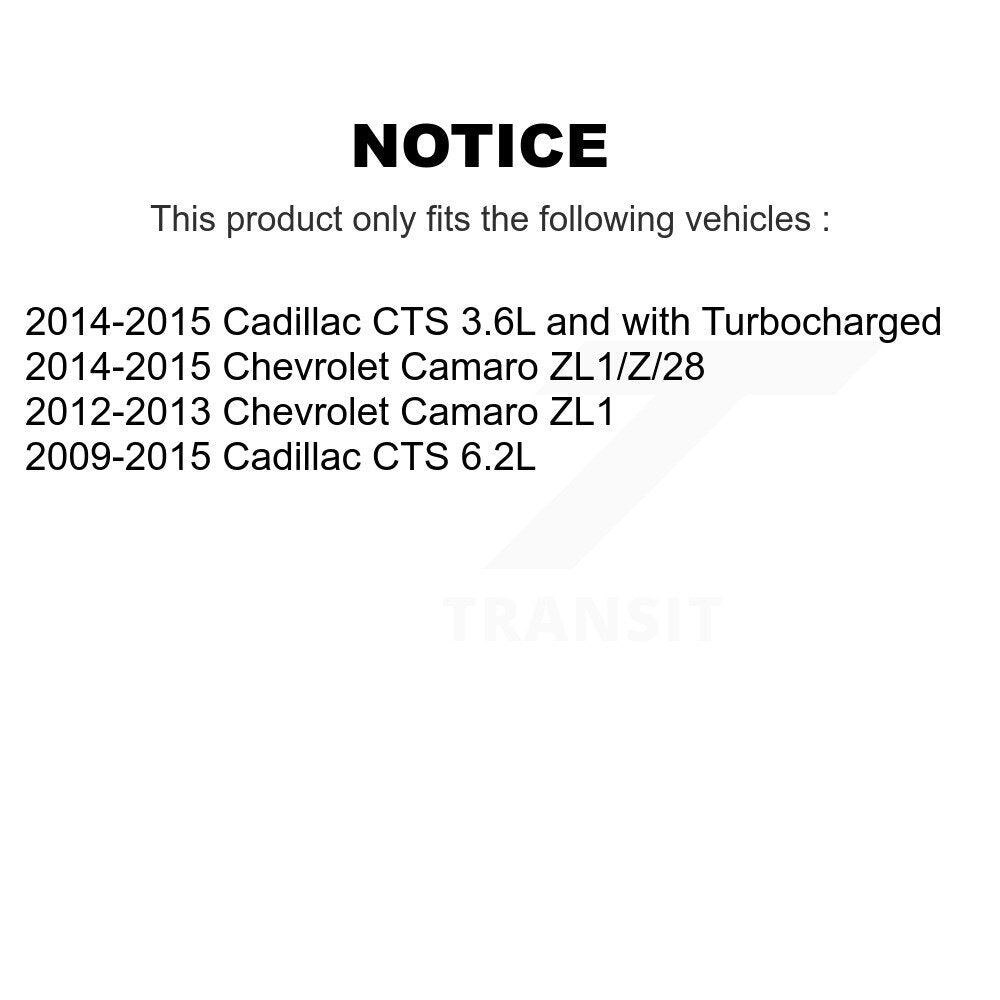 [Arrière] Kit d'ensemble roulement de roue et moyeu pour Chevrolet Camaro Cadillac CTS K70-100777