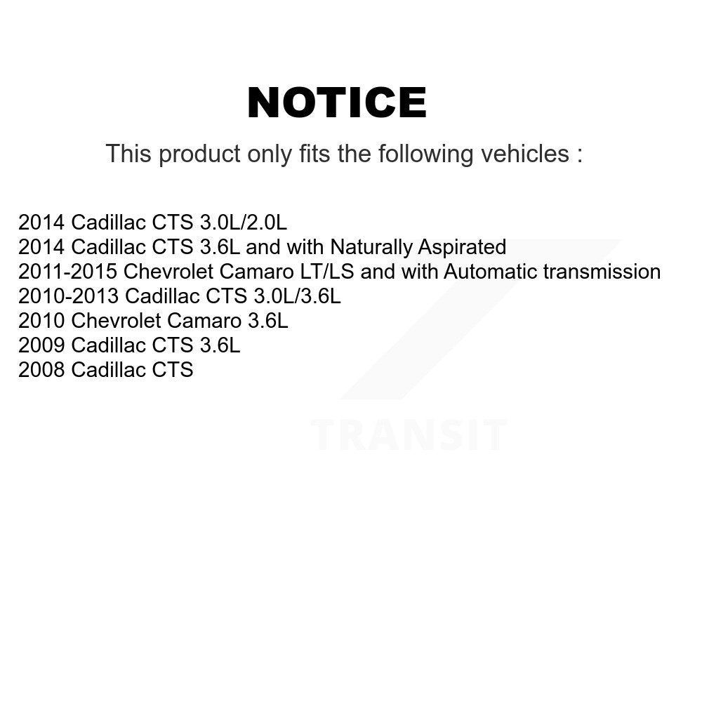 [Arrière] Kit d'ensemble roulement de roue et moyeu pour Chevrolet Camaro Cadillac CTS Impala XTS K70-100778