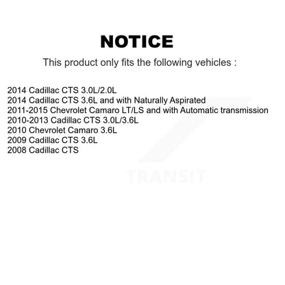 [Arrière] Kit d'ensemble roulement de roue et moyeu pour Chevrolet Camaro Cadillac CTS Impala XTS K70-100778