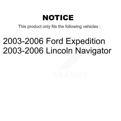 [Arrière] Kit d'ensemble roulement de roue et moyeu pour 2003-2006 Ford Expedition Lincoln Navigator K70-100784