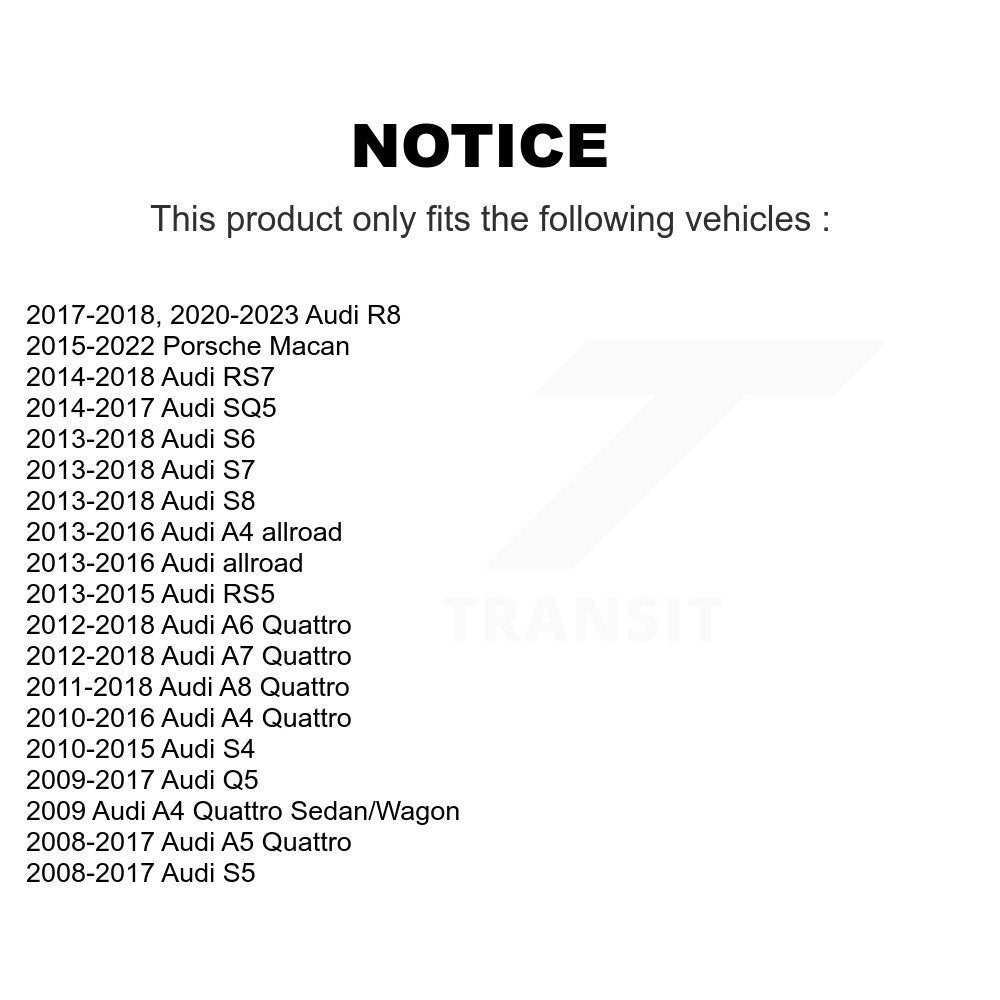 [Arrière] Kit d'ensemble roulement de roue pour 2008 Audi A4 K70-101027