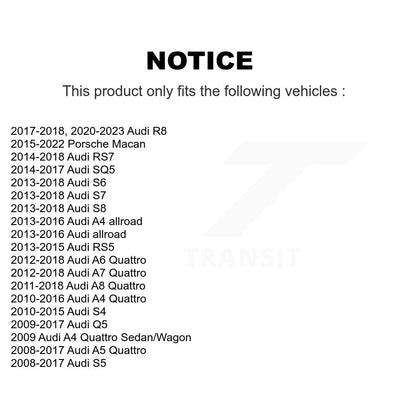 [Arrière] Kit d'ensemble roulement de roue pour 2008 Audi A4 K70-101027