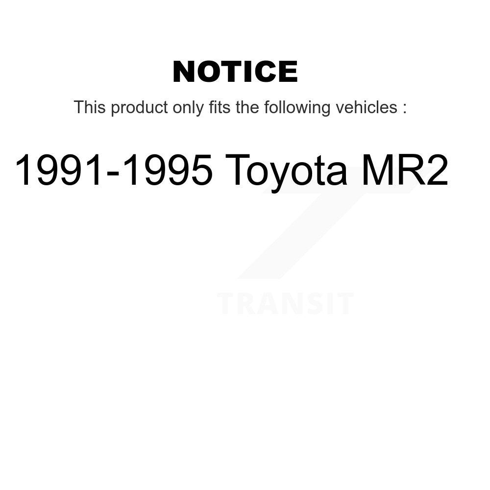 [Arrière] Kit de Roulement de roue pour 1991-1995 Toyota MR2 K70-101045