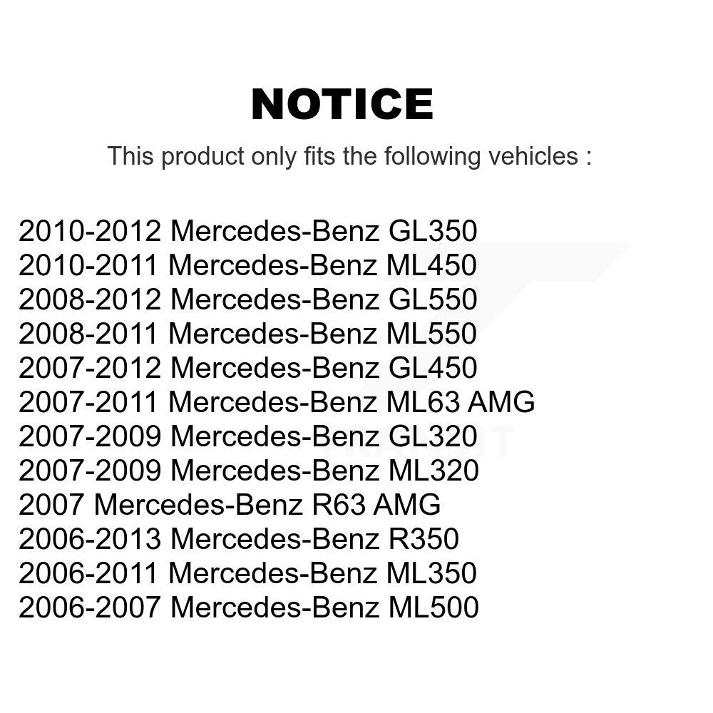 [Arrière] Kit de Roulement de roue pour Mercedes-Benz ML350 GL450 R350 GL550 ML500 ML320 GL350 ML550 GL320 ML63 AMG ML450 R63 K70-101072