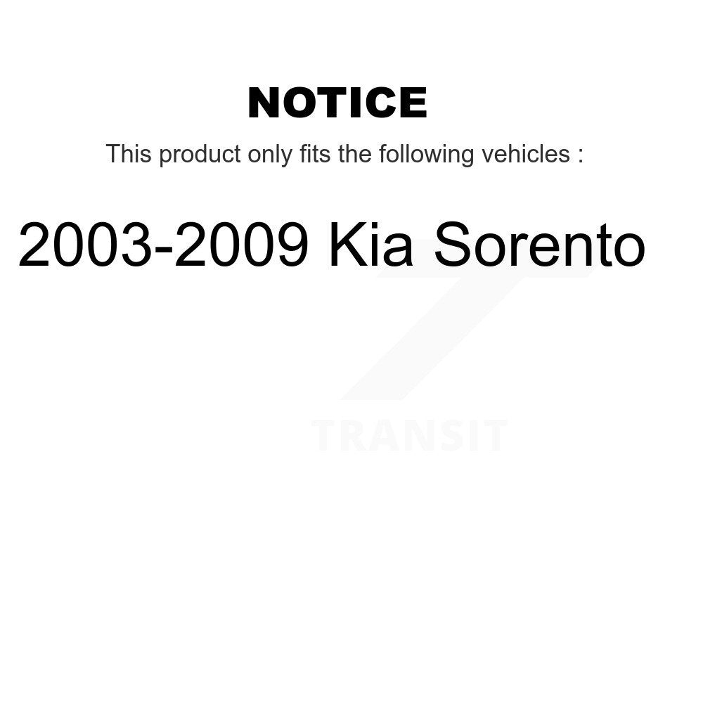 [Intérieur arrière] Kit d'ensemble roulement de roue et cage pour 2003-2009 Kia Sorento K70-101106