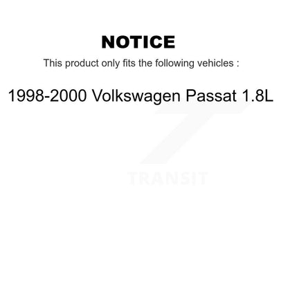 [Avant + Arrière] Kit de Roulement de roue pour 1998-2000 Volkswagen Passat 1.8L K70-101132