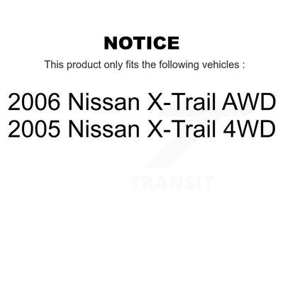 [Avant + Arrière] Kit de Roulement de roue pour Nissan X-Trail K70-101137