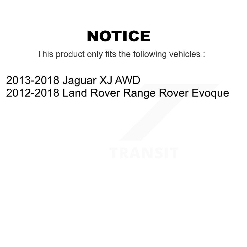 [Avant + Arrière] Kit de Roulement de roue pour Land Rover Range Evoque Jaguar XJ K70-101146