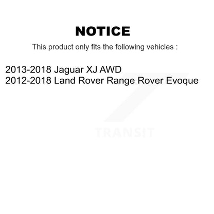 [Avant + Arrière] Kit de Roulement de roue pour Land Rover Range Evoque Jaguar XJ K70-101146