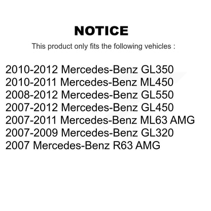 [Avant + Arrière] Kit de Roulement de roue pour Mercedes-Benz GL450 GL550 GL350 GL320 ML63 AMG ML450 R63 K70-101150