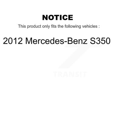 [Avant + Arrière] Kit de Roulement de roue pour 2012 Mercedes-Benz S350 K70-101151