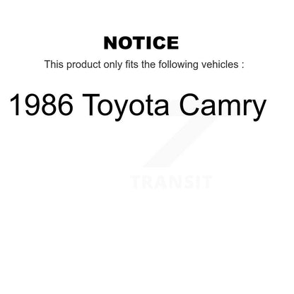 [Avant + Arrière] Kit de Roulement de roue pour 1986 Toyota Camry K70-101156