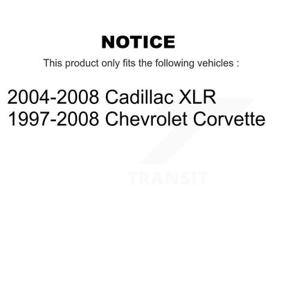 [Avant + Arrière] Kit d'ensemble roulement de roue et moyeu pour Chevrolet Corvette Cadillac XLR K70-101185