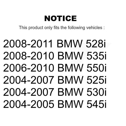 [Avant + Arrière] Kit d'ensemble roulement de roue et moyeu pour BMW 528i 530i 525i 535i 550i 545i K70-101207