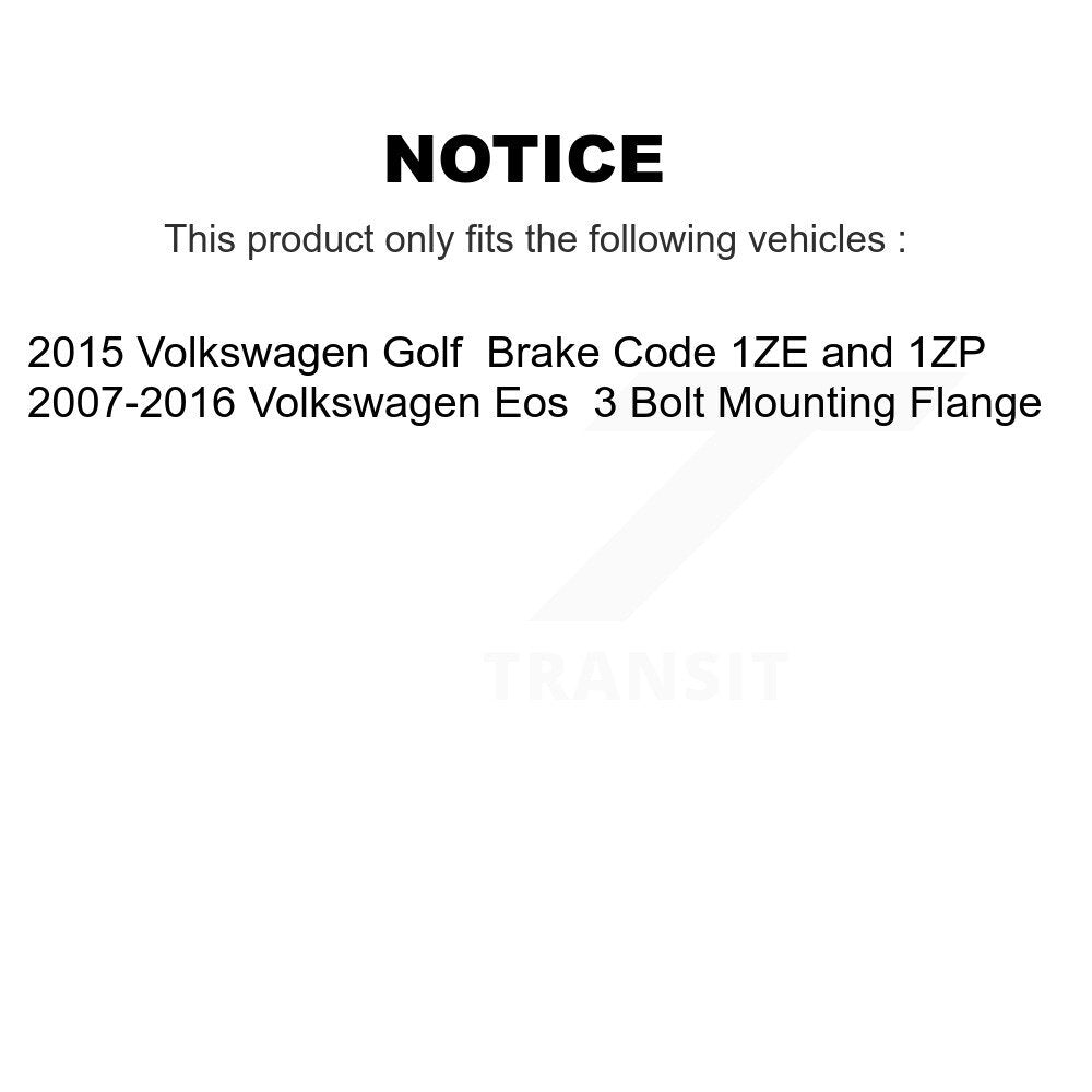 [Avant + Arrière] Kit d'ensemble roulement de roue et moyeu pour Volkswagen Eos Golf K70-101249