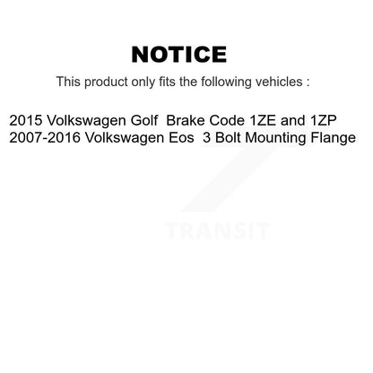 [Avant + Arrière] Kit d'ensemble roulement de roue et moyeu pour Volkswagen Eos Golf K70-101249