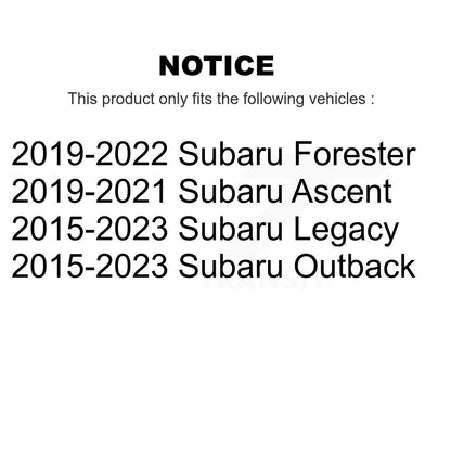 [Arrière] Kit d'ensemble roulement de roue et moyeu pour Subaru Outback Legacy Forester Ascent K70-101333