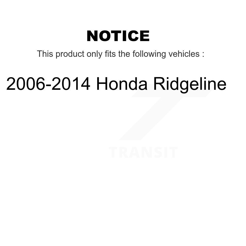 [Arrière] Kit de Roulement de roue pour 2006-2014 Honda Ridgeline K70-101365