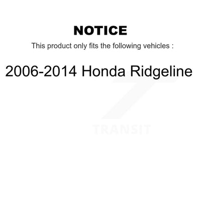 [Arrière] Kit de Roulement de roue pour 2006-2014 Honda Ridgeline K70-101365