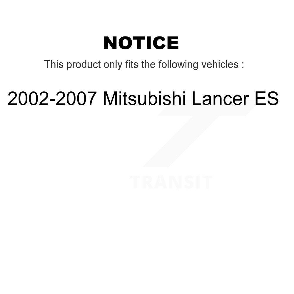 [Arrière] Kit d'ensemble roulement de roue et moyeu pour 2002-2007 Mitsubishi Lancer ES K70-101368