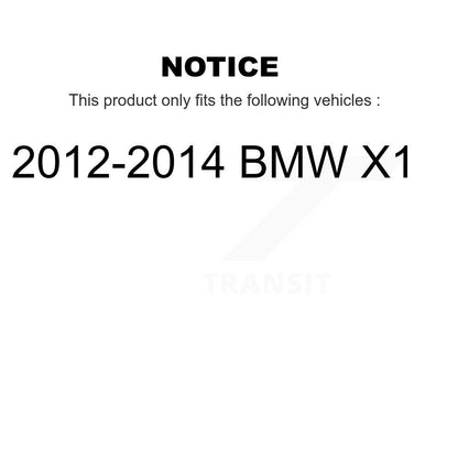 [Arrière] Kit d'ensemble roulement de roue et moyeu pour 2012-2014 BMW X1 K70-101385