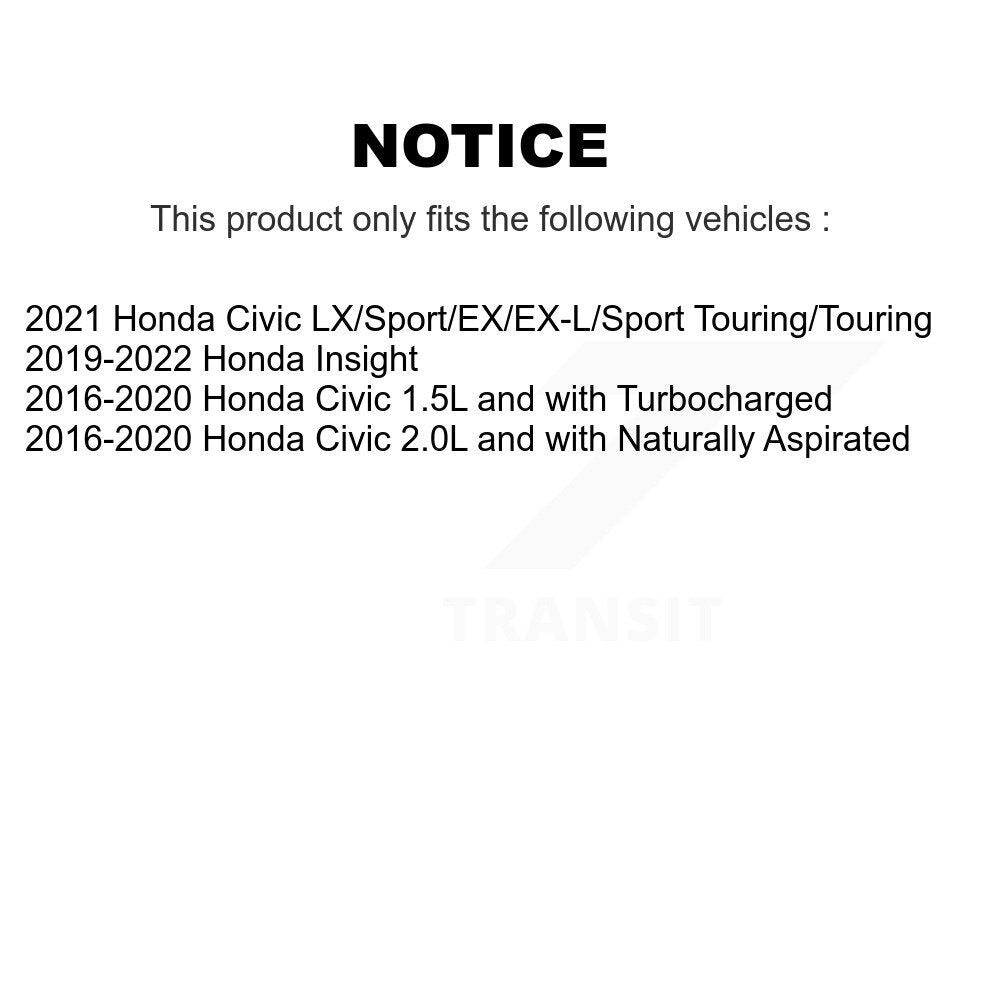 [Arrière] Kit d'ensemble roulement de roue et moyeu pour Honda Civic Insight K70-101391