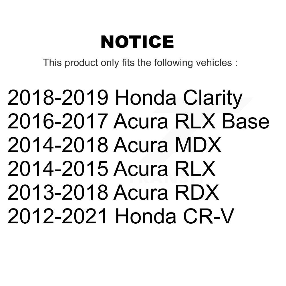 [Avant] Kit de Roulement de roue pour Honda CR-V Acura MDX RDX Clarity RLX K70-101396