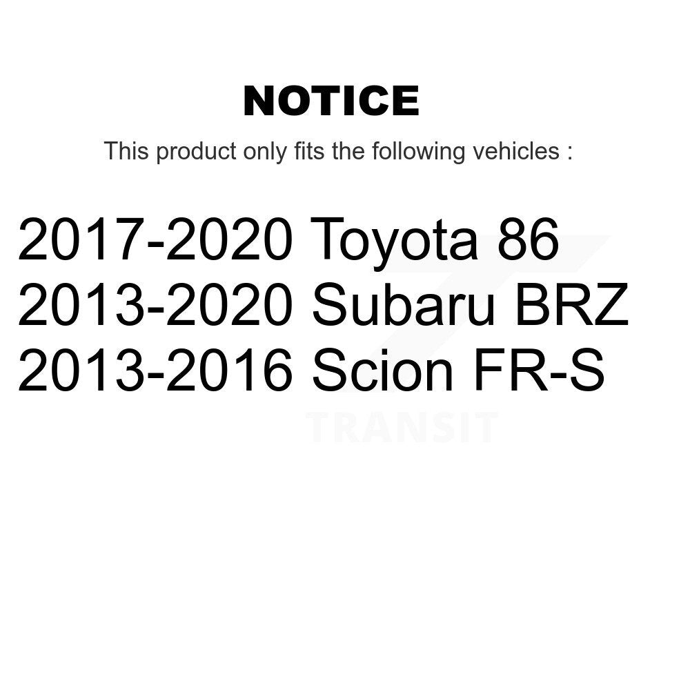 [Avant] Kit d'ensemble roulement de roue et moyeu pour Scion FR-S Subaru BRZ Toyota 86 K70-101407
