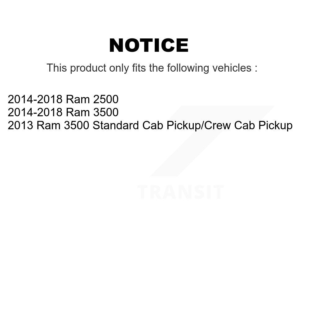 [Avant] Kit d'ensemble roulement de roue et moyeu pour Ram 2500 3500 K70-101419