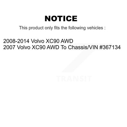 [Avant + Arrière] Kit d'ensemble roulement de roue et moyeu pour Volvo XC90 AWD K70-101473